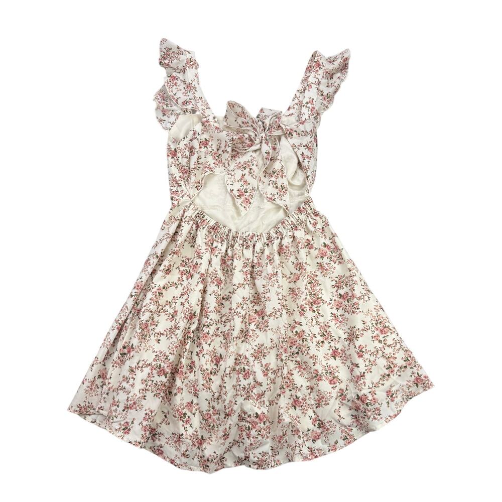 NWT CUPSHE Whimsical Blooms Floral Mini Dress Size Medium - Picture 4 of 7